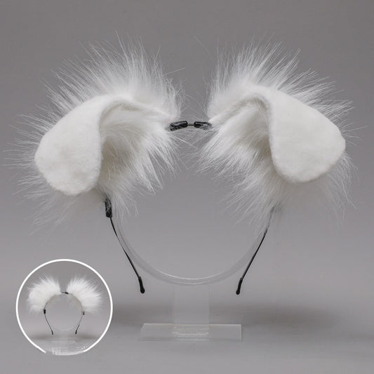 Plush Animal Ears Headband Cosplay Festive Outfits