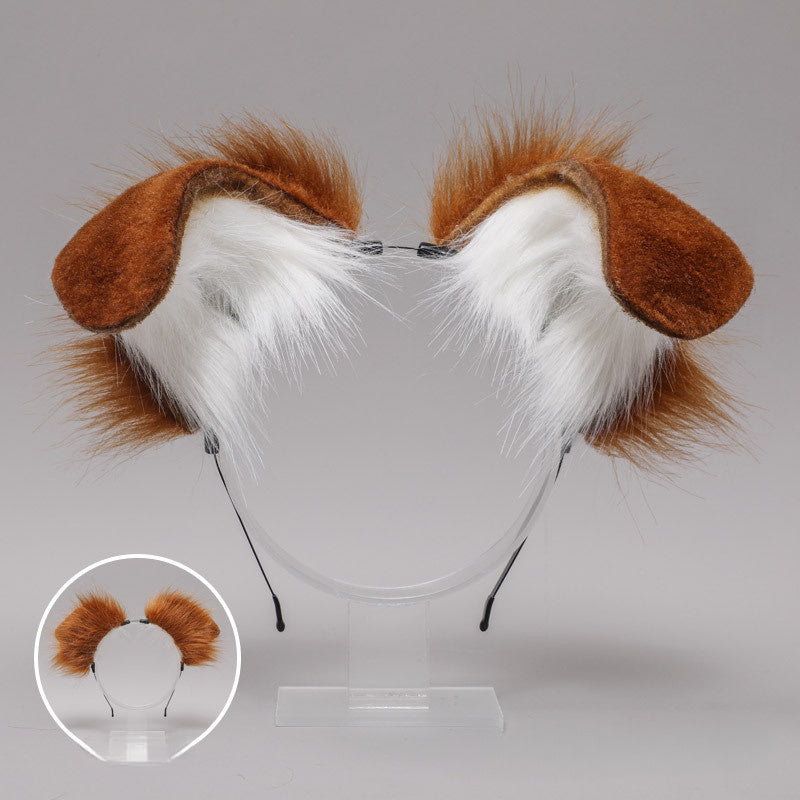 Plush Animal Ears Headband Cosplay Festive Outfits