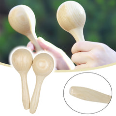 2 Pack Wooden Sand Balls Shakers Handheld Percussion Instruments