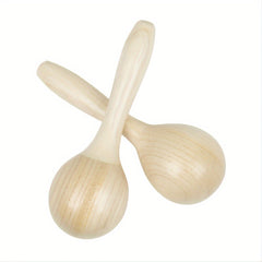 2 Pack Wooden Sand Balls Shakers Handheld Percussion Instruments