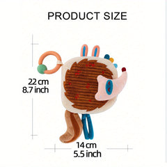 Interactive Youngsters Fabric Book with Animal Tails Sound & Texture Puzzle Toy