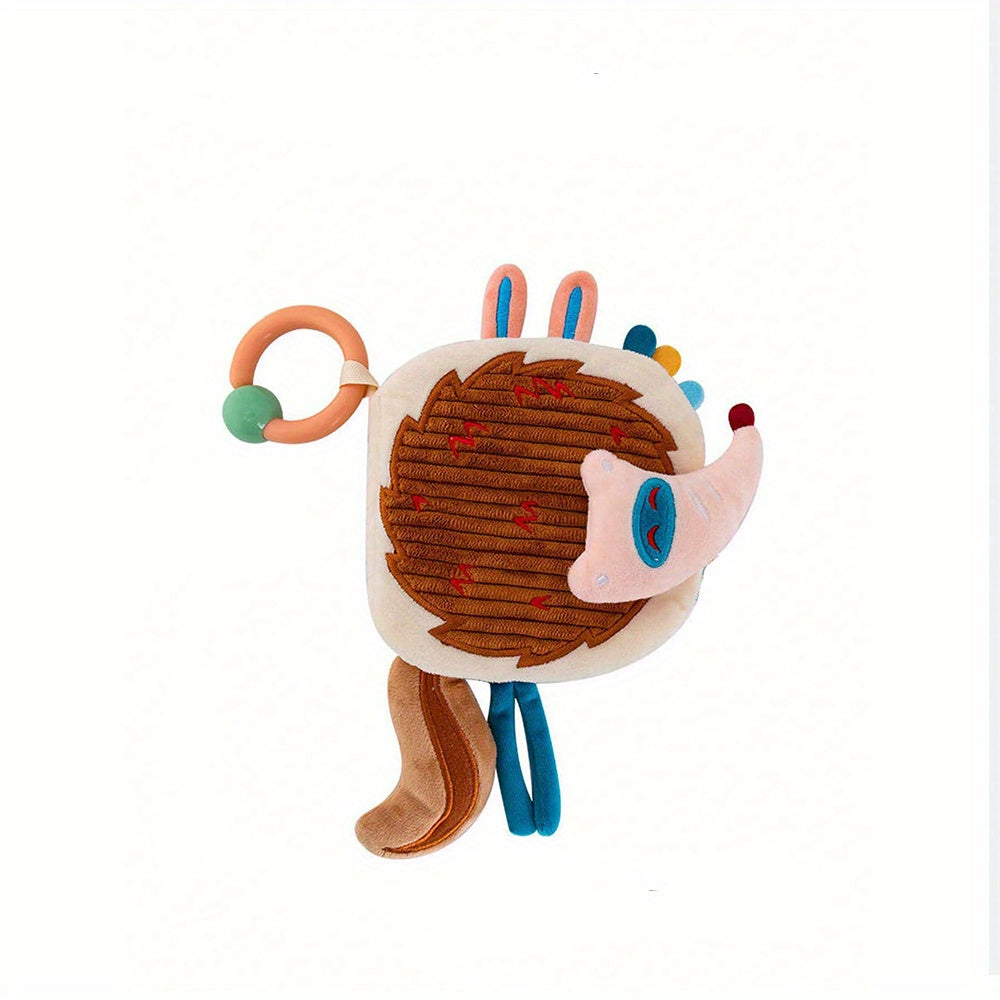 Interactive Youngsters Fabric Book with Animal Tails Sound & Texture Puzzle Toy