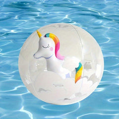 Colorful 3D Cartoon Crab Inflatable Beach Ball Fun Pool Toy