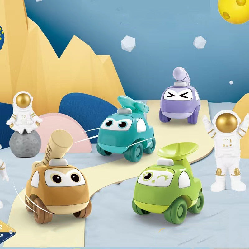 Inertial Cartoon Car Set Boys Children'S Fire Truck Construction Dump Truck