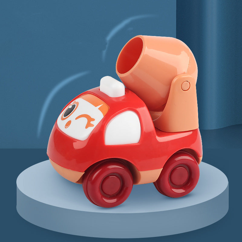 Inertial Cartoon Car Set Boys Children'S Fire Truck Construction Dump Truck