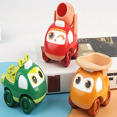 Inertial Cartoon Car Set Boys Children'S Fire Truck Construction Dump Truck