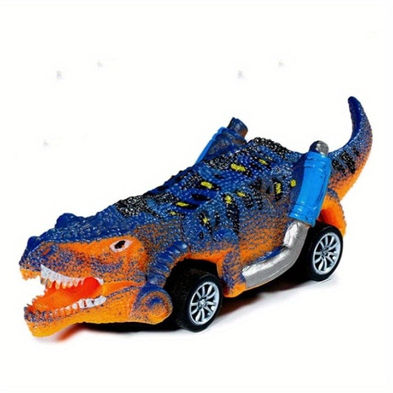 Dinosaur Car Toys for Kids 3-7 Years - Educational Push Back Dinosaurs Set
