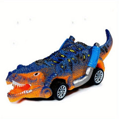 Dinosaur Car Toys for Kids 3-7 Years - Educational Push Back Dinosaurs Set