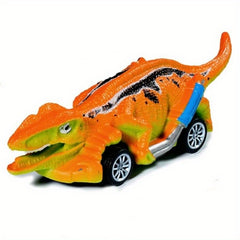 Dinosaur Car Toys for Kids 3-7 Years - Educational Push Back Dinosaurs Set