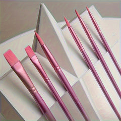 6-Piece Painting Brush Set for DIY Acrylic, Watercolor Painting