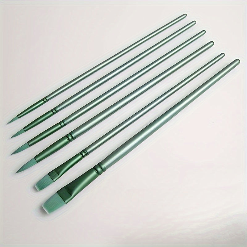 6-Piece Painting Brush Set for DIY Acrylic, Watercolor Painting