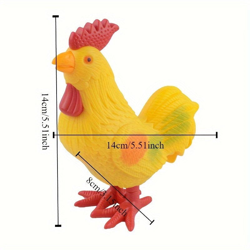 Big Jumping Rooster Wind up Toy Creative Jumping Toy