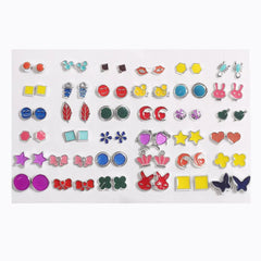 Mix Style Rhinestone Crystal Flower Stud Earings Set For Women Girls Jewelry