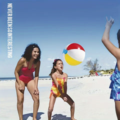 Colorful Inflatable Beach Ball for Boys and Girls