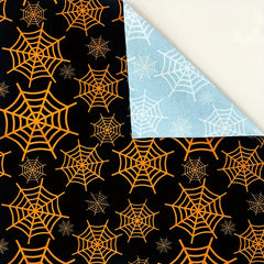 5pcs Halloween Polyester Fat Quarters Sewing Craft Fabric - DIY Halloween Decor