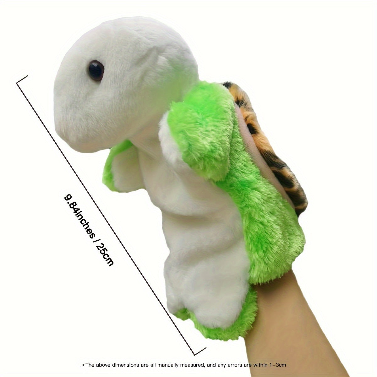 Cartoon Style Reptile Hand Puppets Set