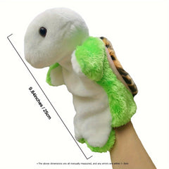 Cartoon Style Reptile Hand Puppets Set