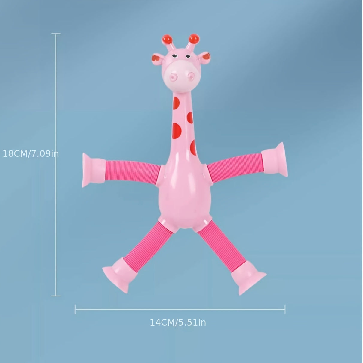 Flexible Suction Cup Giraffe Toy for Kids