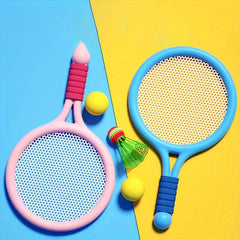 GIRLA Kids' Racket Set for Fun Indoor Outdoor Play with Ball