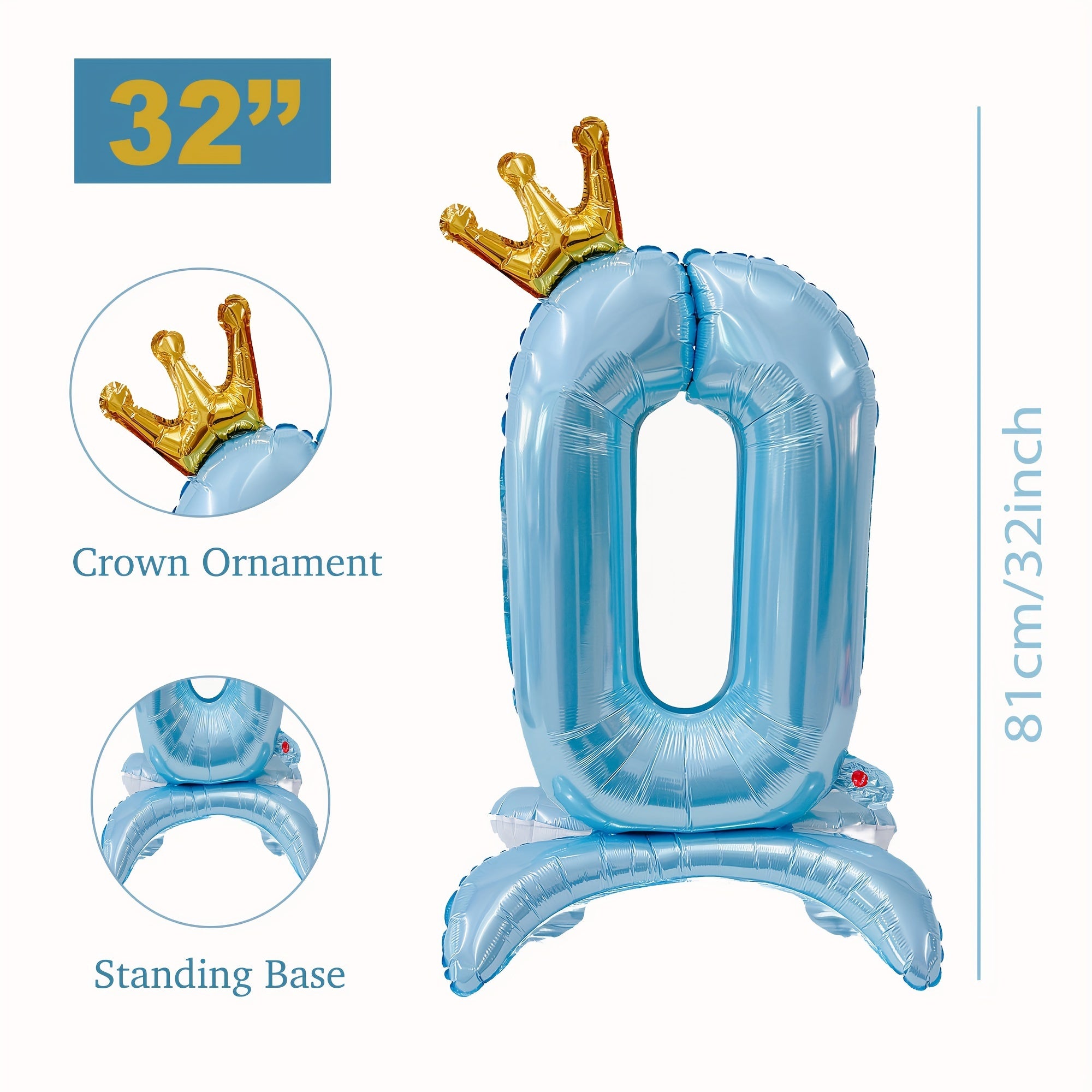 81 Standing Balloon for Eid Al Adha Mubarak Party Supplies