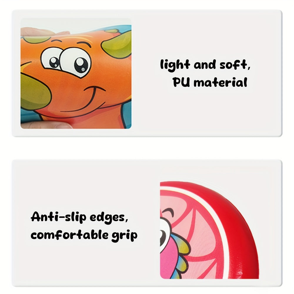 3 Pack Dinosaur Throwing & Catching Game Soft Lightweight Beach Lawn Toy Ages 3