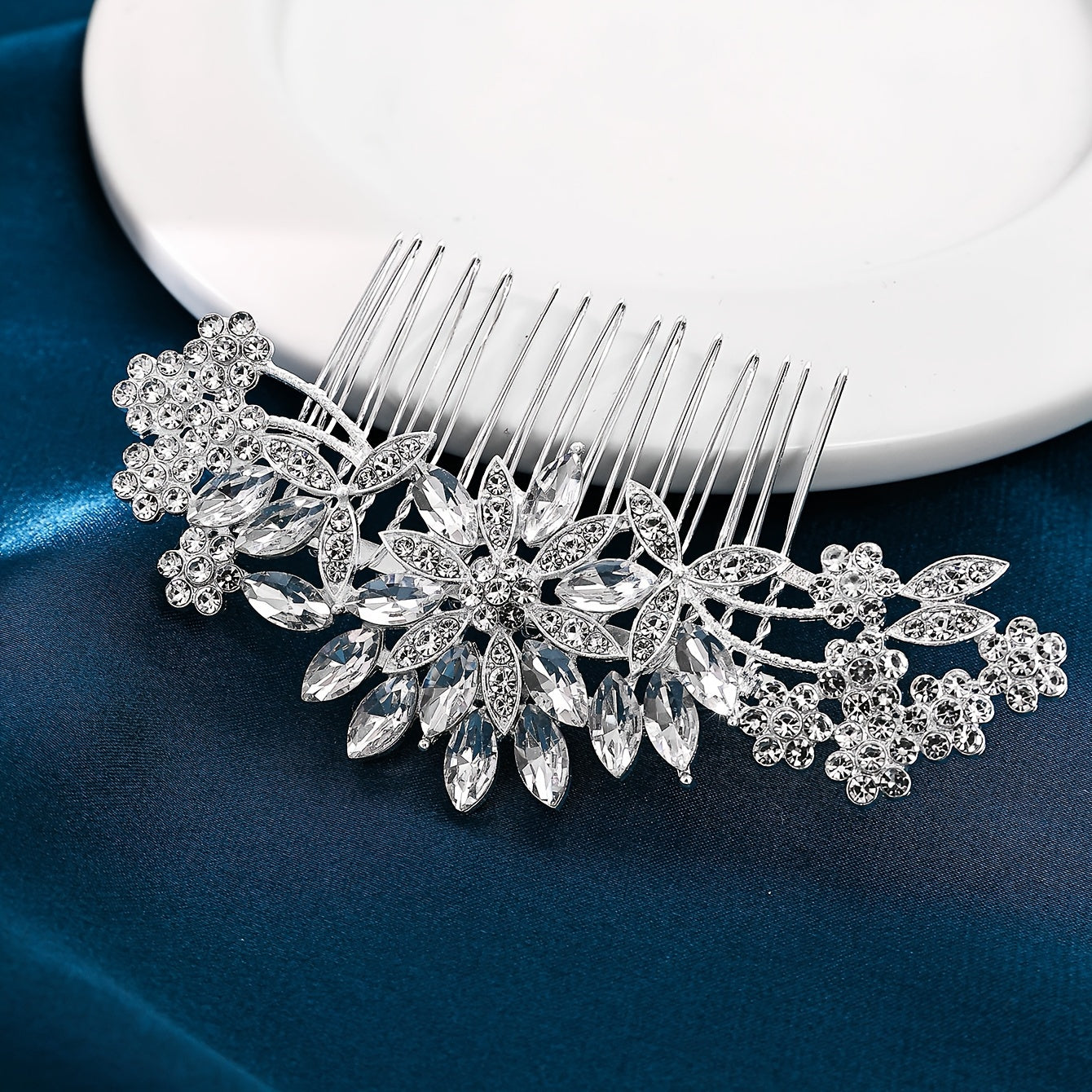 Romantic Flower Hair Comb Girls Party Wedding Supplies