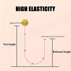 2pcs Camouflage Rubber Elastic Balls Small Basketball Outdoor Sports Toys