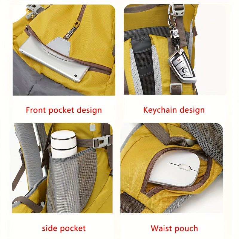 Large Capacity Hiking Backpack Waterproof Lightweight Bag