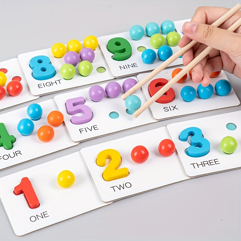 Mathematical Bead Pairing Game Educational Toy Gift
