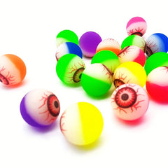 10pcs Glowing Eyeball Dolls Spooky Bouncy Eyes for Halloween Cosplay