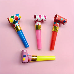 20pcs Colorful Blowing Whistle Horns For Adults Party Activities
