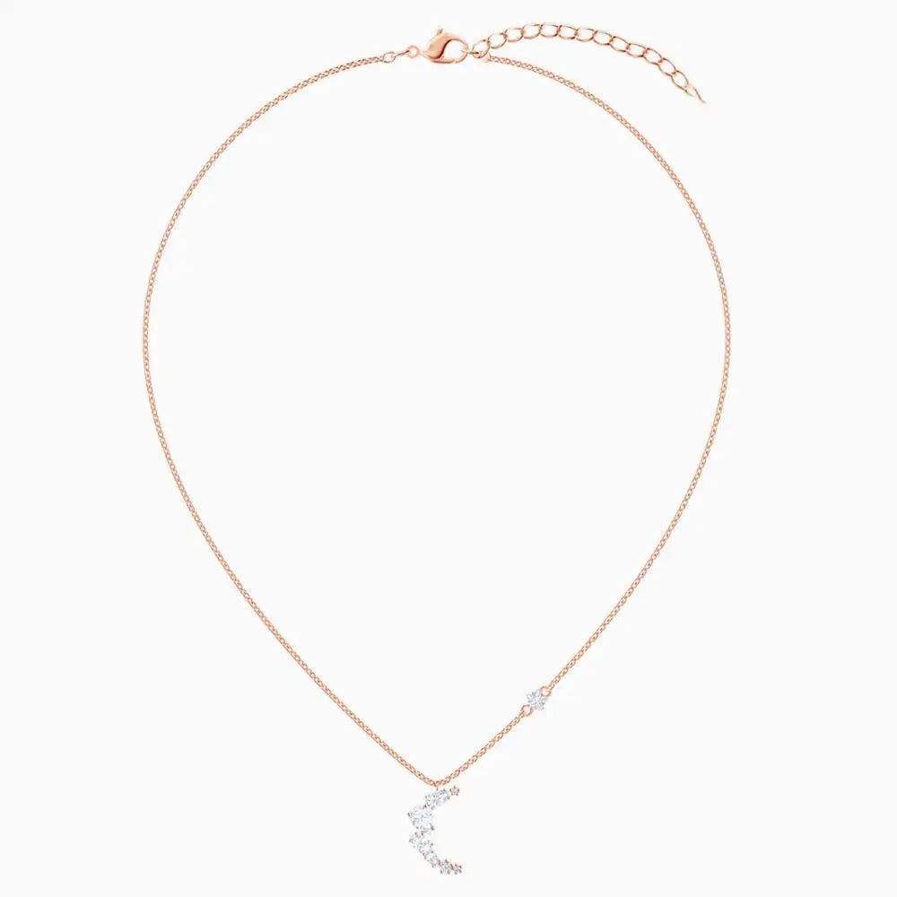 MoonSun Necklace Rose Chain Women Jewelry Gift