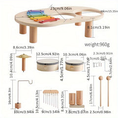 Portable Music Table Toy for Kids Educational Musical Enlightenment