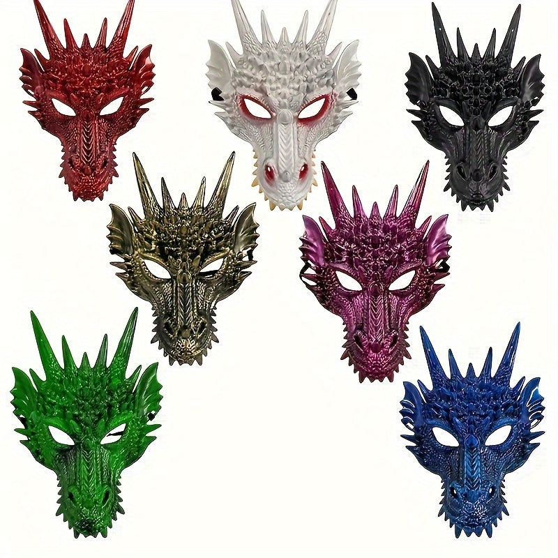 Dragon Head Mask Machine Washable for Festive Celebrations