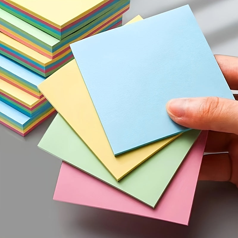 100pcs Horizontal Sticky Notes Bright Colors for Messages