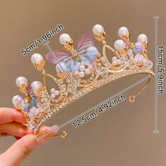 Horse Eye Drills Water Insertion Loving Comb Birthday Crown