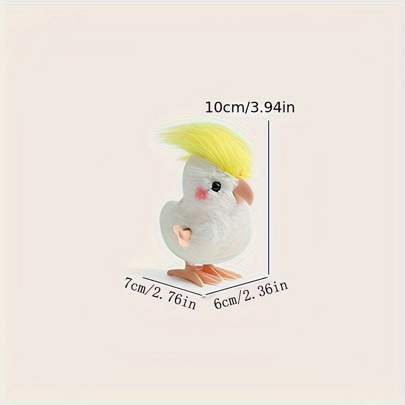 Interactive Plush Parrot Toy for Small Pets - Birthday Gift