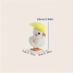 Interactive Plush Parrot Toy for Small Pets - Birthday Gift