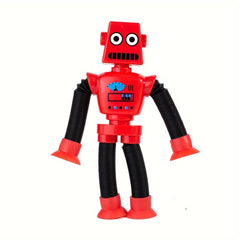 Colorful Stretchy Robots Flexible Hand Puppet Toy for Kids