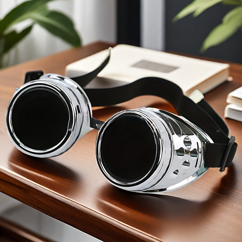 Steampunk Retro Goggles Costume Eyewear for Halloween Welding