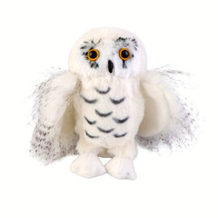 7.08in Snowy Owl Plushie for Kids Room Decor
