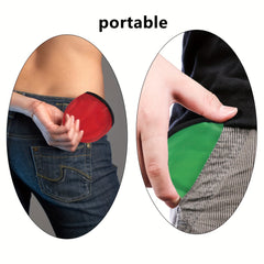 8pcs Nujoyco Foldable Fan & Flying Disc Set Lightweight Portable Hand Fans