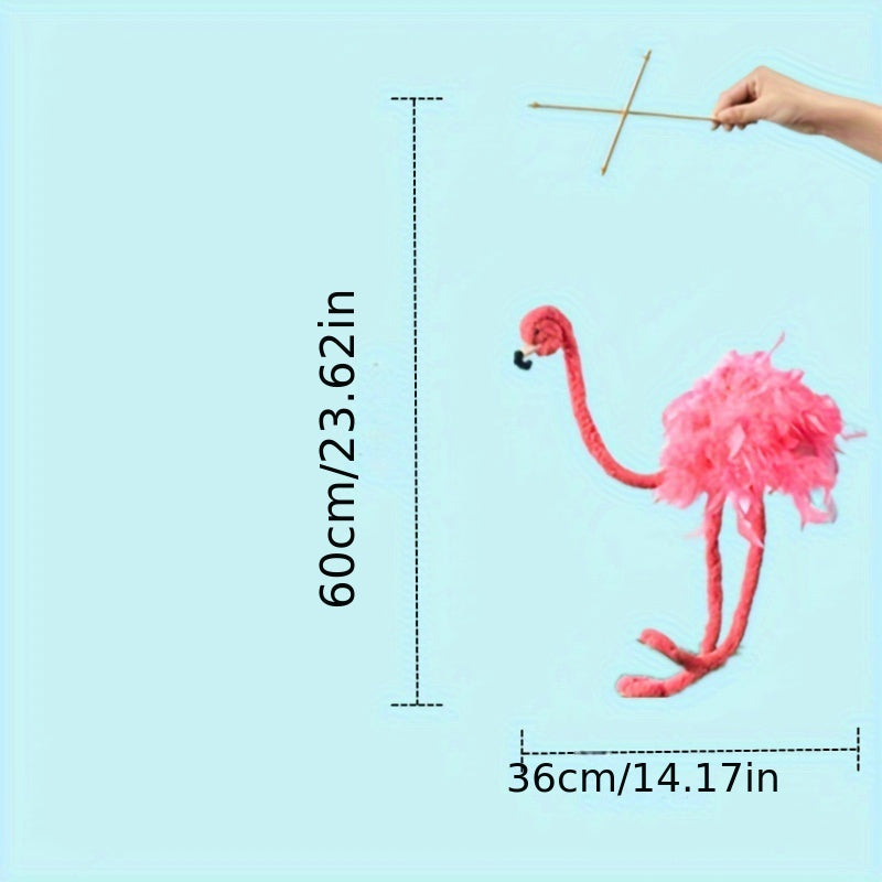Fast Arrival Flamingo Pull String Doll Creative & Funny Craft Toy