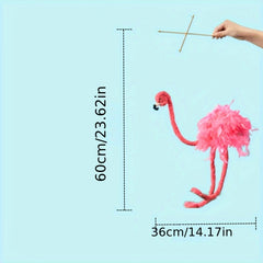 Fast Arrival Flamingo Pull String Doll Creative & Funny Craft Toy