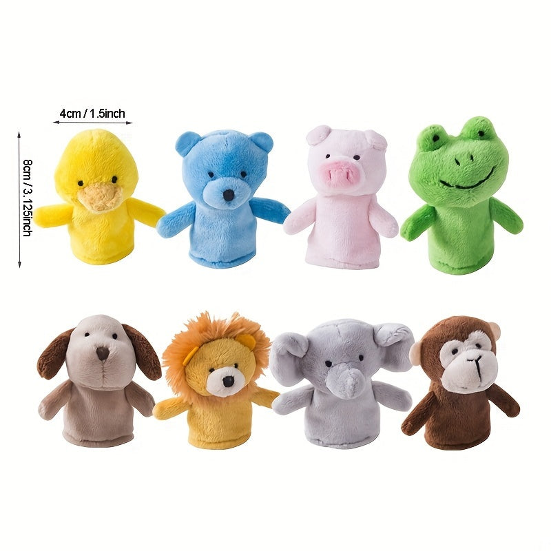 Justbecause Finger Puppets - Adorable Animal Friends for Early Learning
