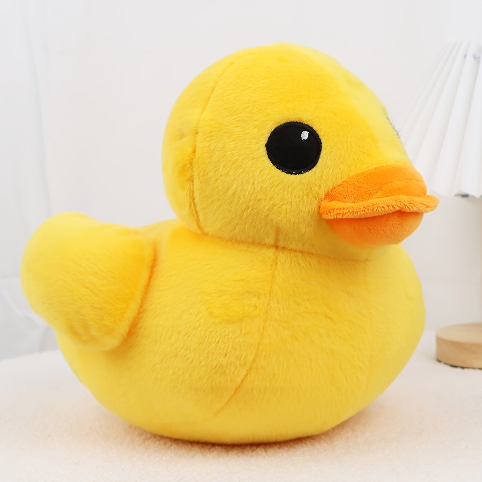 Large Yellow Duck Plush Toy Cartoon Stuffed Animal for Kids & Babies