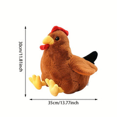 Large Plush Rooster Doll & Pillow Set - Great Gift for Christmas/Birthday