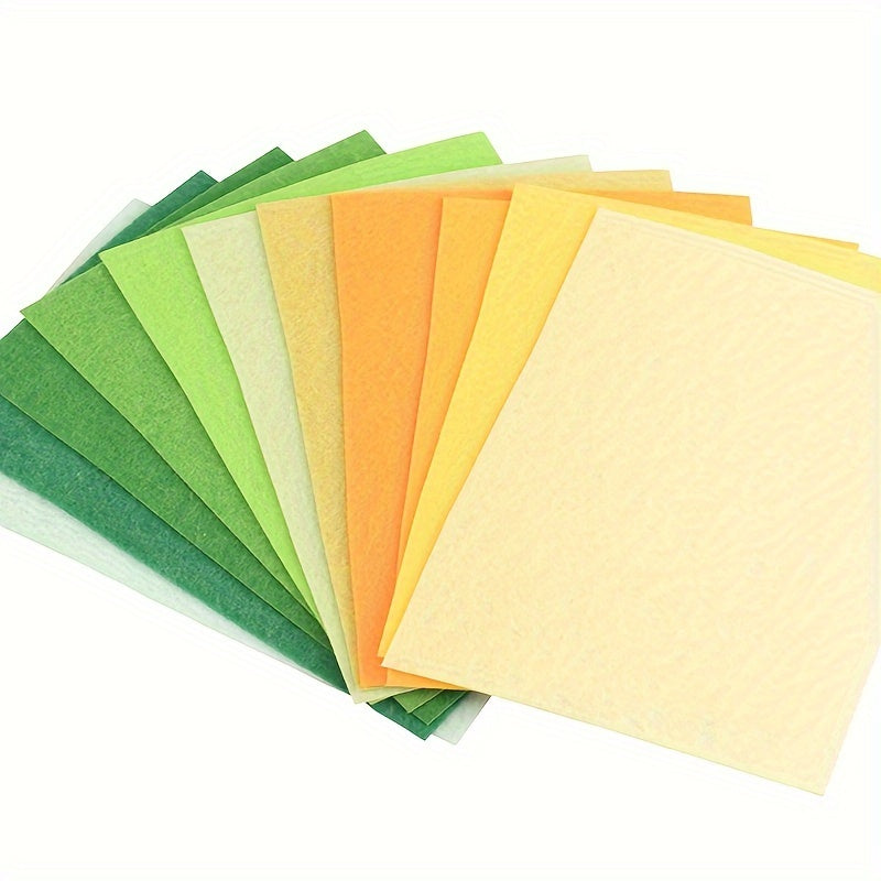 40pcs 1mm Nonwoven Felt Fabric for Home Decoration Sewing Dolls