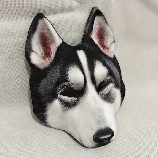 Husky Dog Mask Animal Costume Halloween Party Accessory
