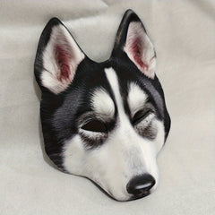 Husky Dog Mask Animal Costume Halloween Party Accessory